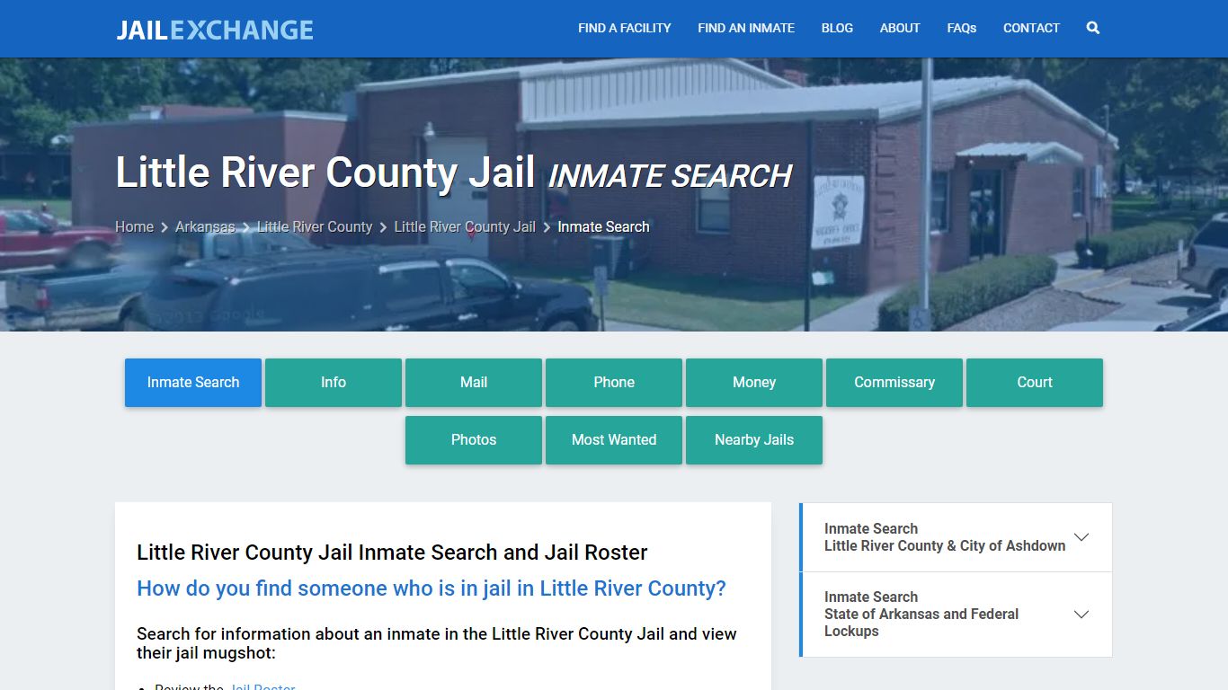 Little River County Jail Inmate Search - Jail Exchange